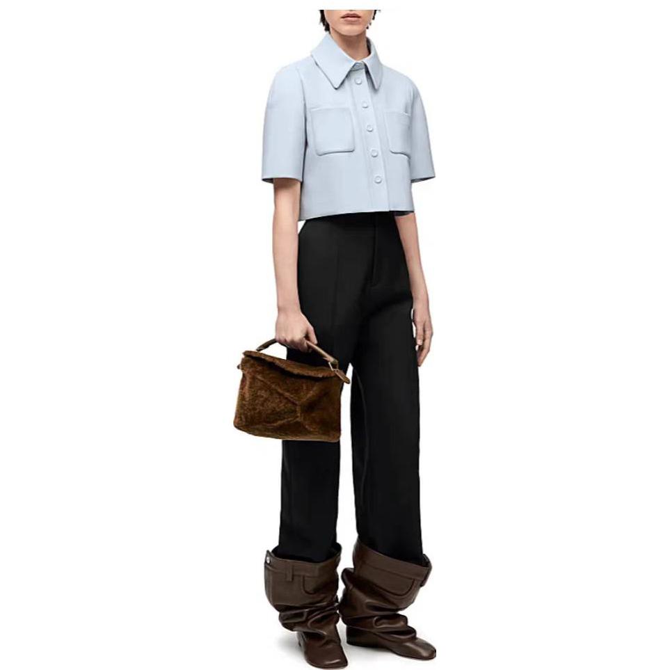 Женская куртка LOEWE Smiley (черная) — фото 8
