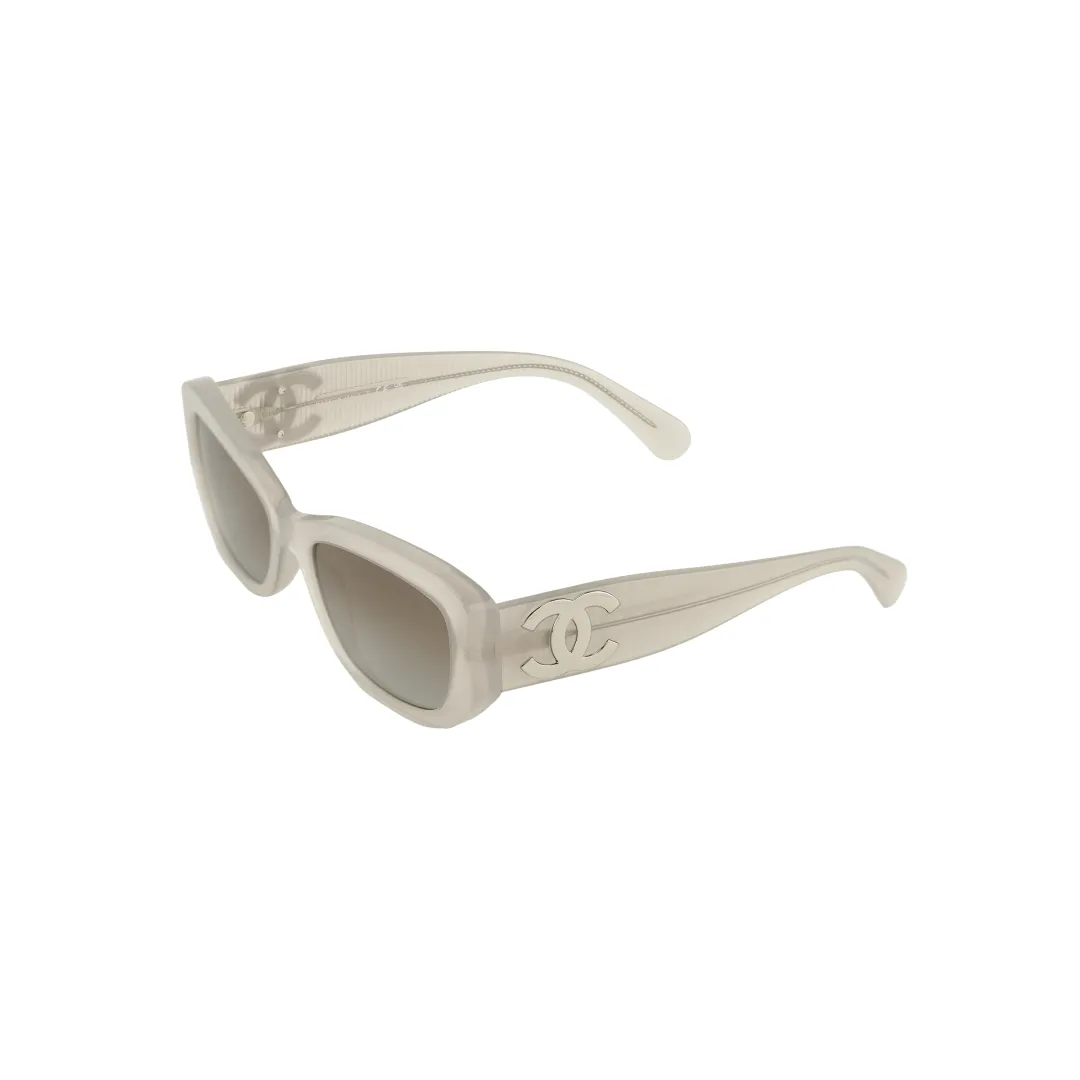 CHANEL Rectangular Sunglasses Unisex