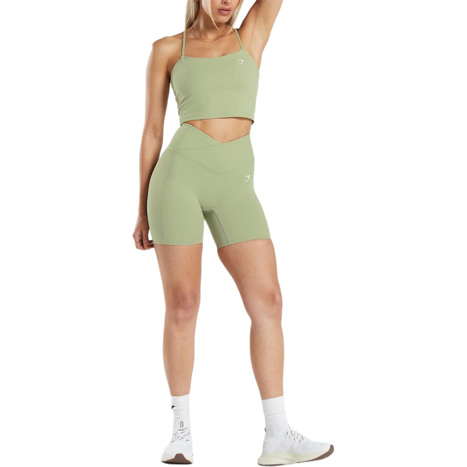 GYMSHARK Sports Shorts Women’s Light Sage Green