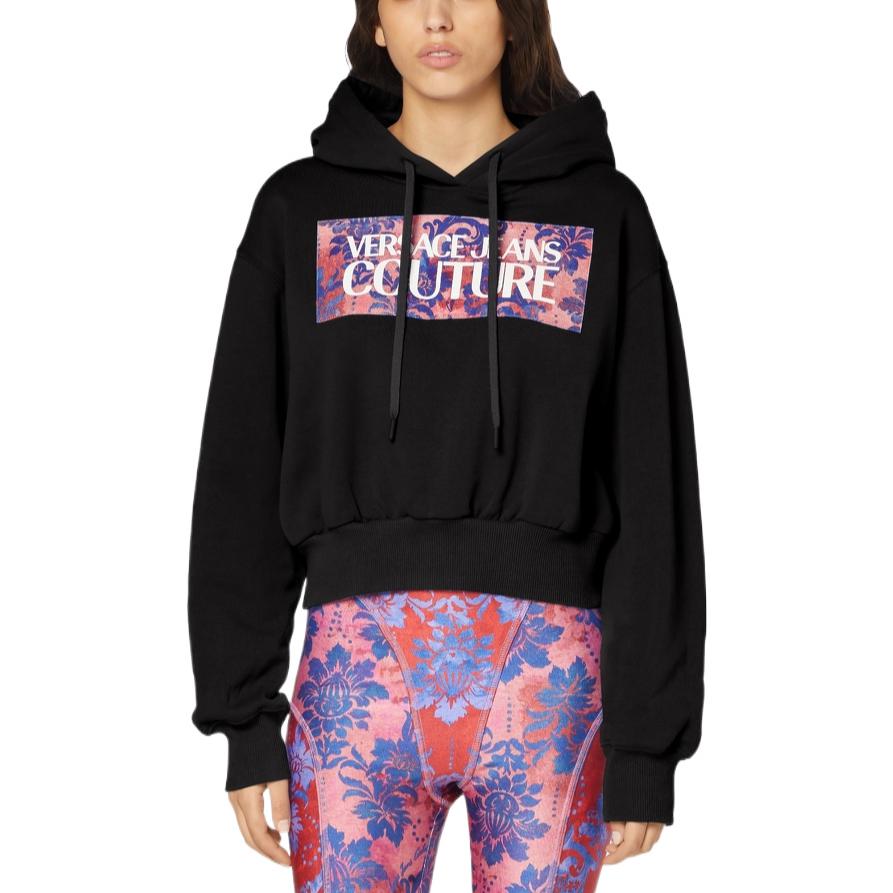 Худи Versace Jeans Couture SS22 Logo (черное) — фото 4