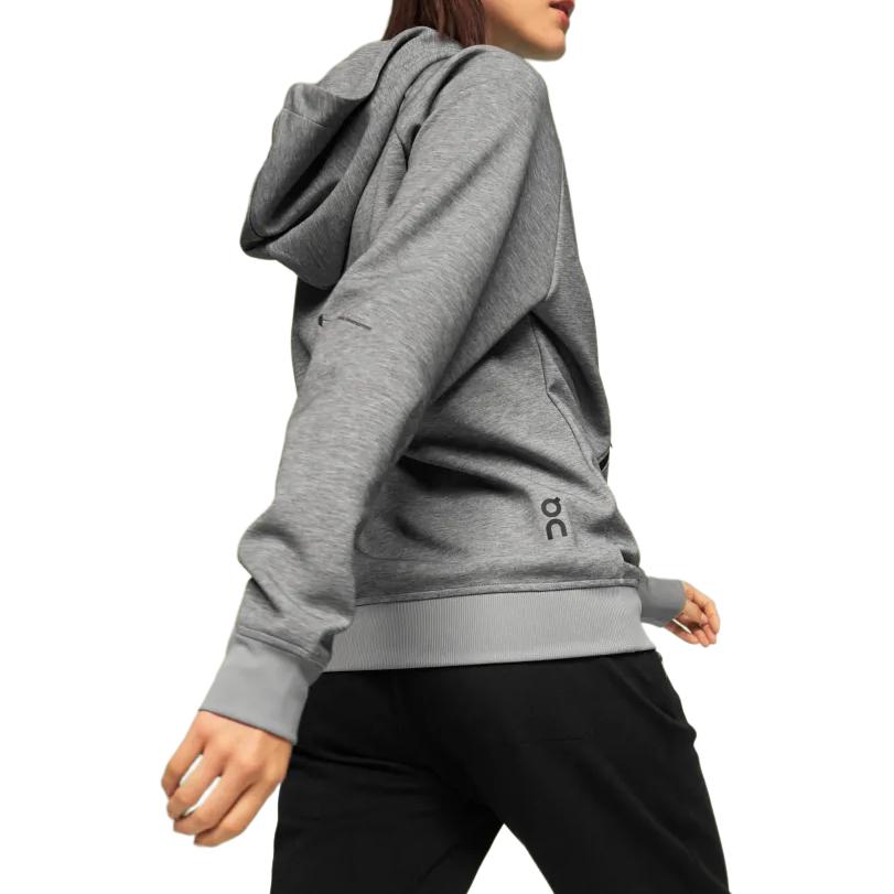 Женская толстовка On Zipped Hoodie (серая) — фото 5