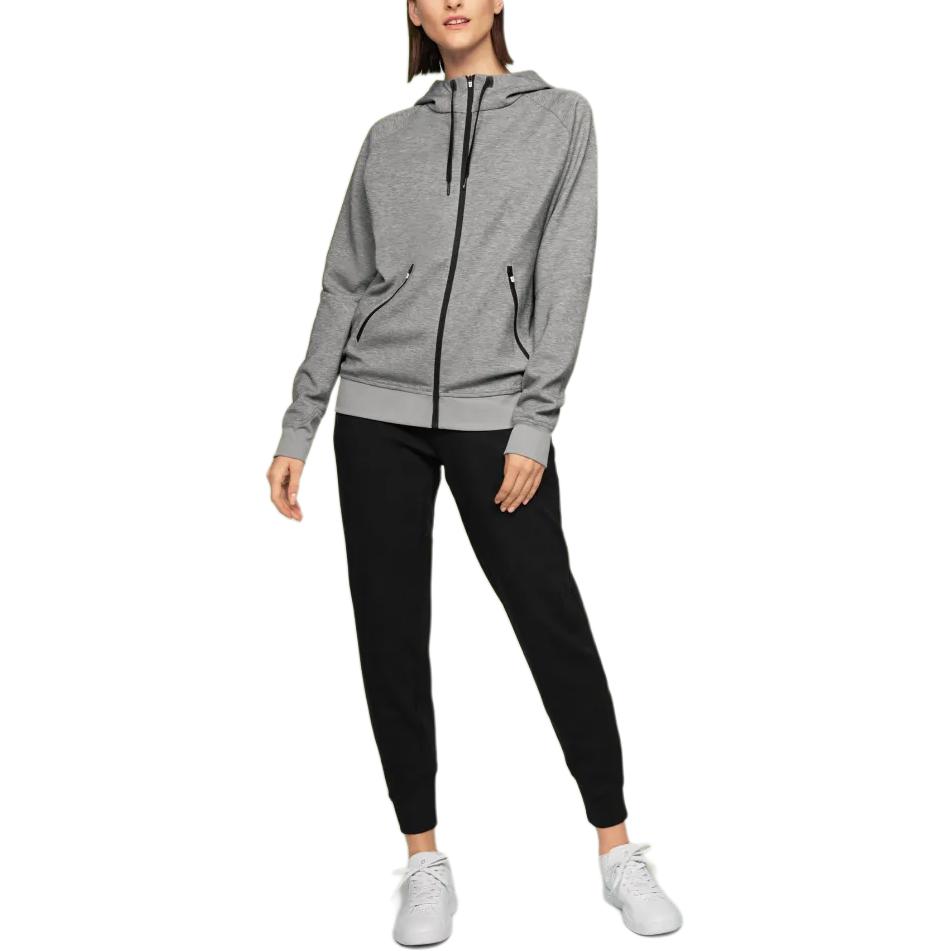 Женская толстовка On Zipped Hoodie (серая) — фото 3