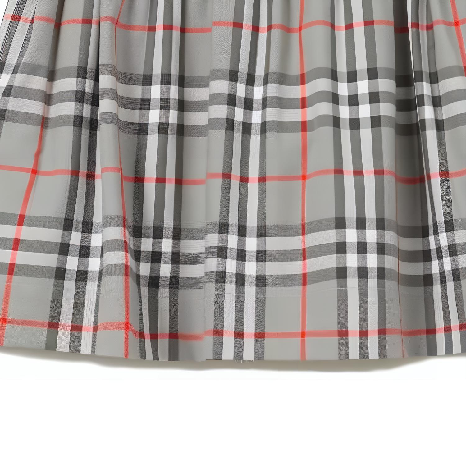 Детская юбка Burberry (разноцветная) — фото 7