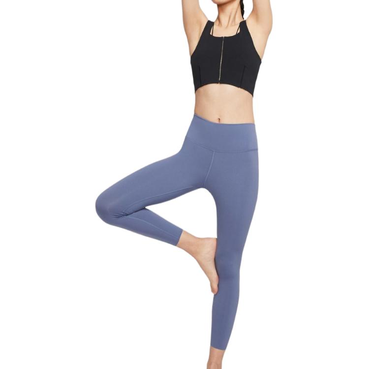 Женская футболка Nike YOGA LUXE INFINALON (черная) — фото 3