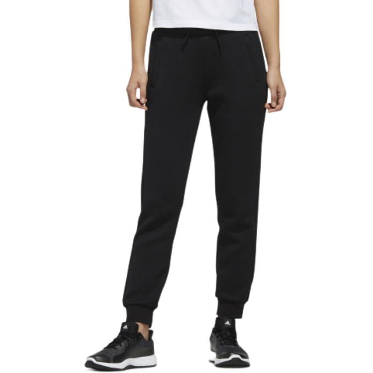 Женские штаны adidas W Mh Pt Dk 3S (черные) — фото 3