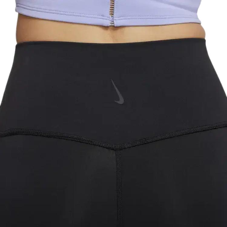 Женские штаны Nike Yoga Luxe Infinalon Ribbed (черные) — фото 6