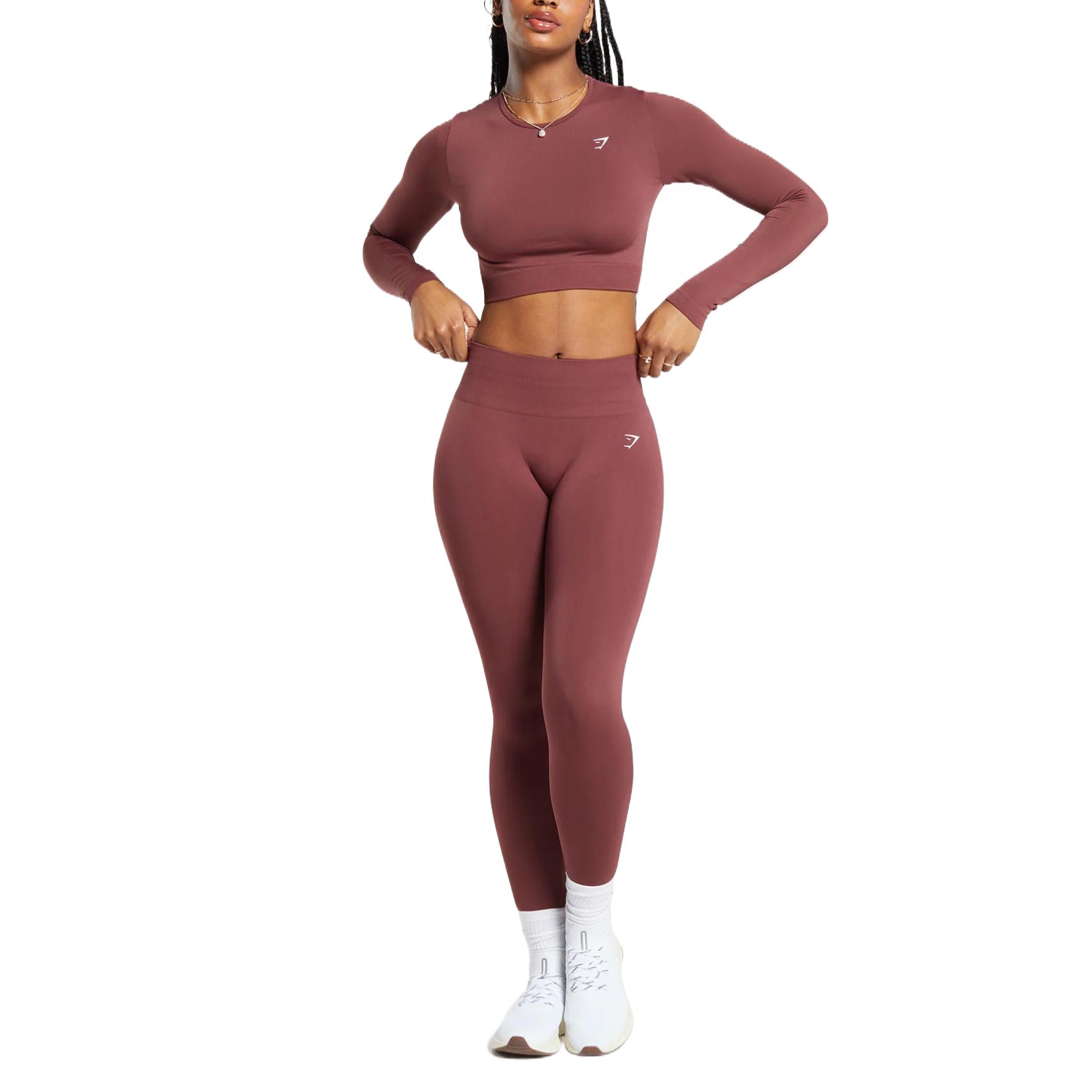 GYMSHARK Workout Clothing Women’s Burgundy Red