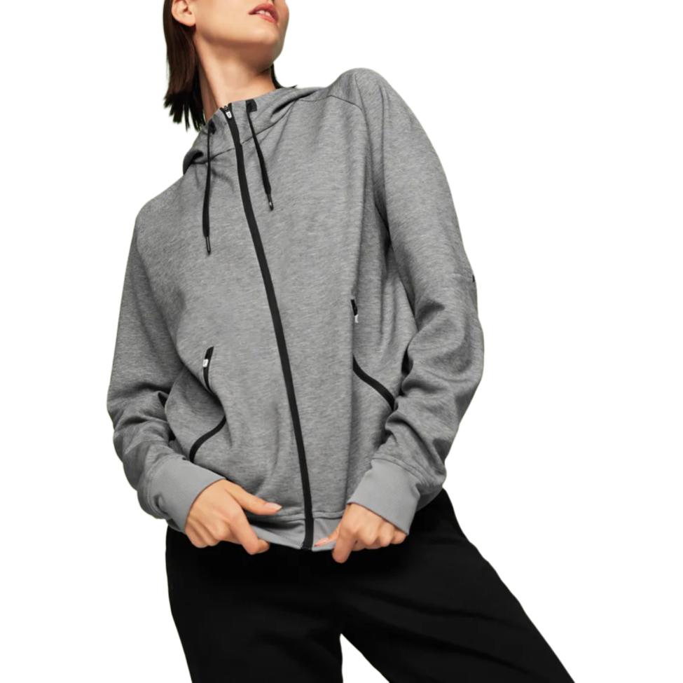 Женская толстовка On Zipped Hoodie (серая) — фото 4