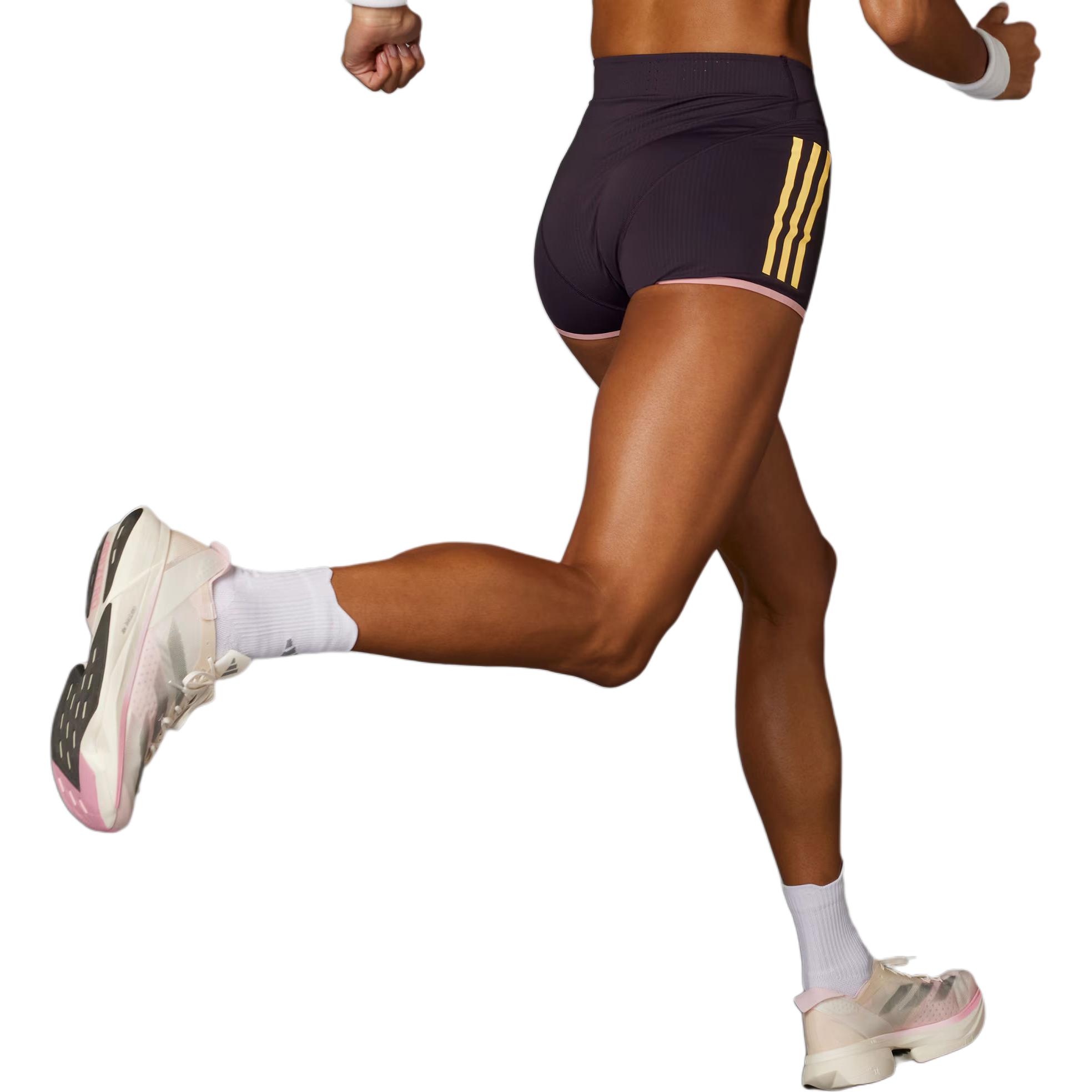 Adidas Sports Shorts Women’s Black Purple Yellow