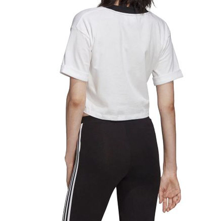 Женская футболка adidas originals Crop Top (белая) — фото 5