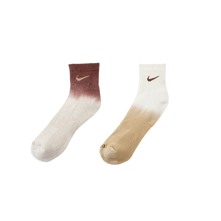 Nike Dri FIT Everyday Plus Ankle Socks Unisex 2 Pack Multicolor