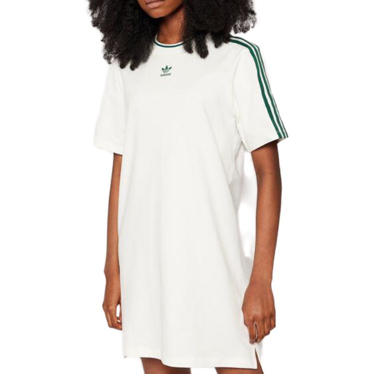 Женское платье adidas originals Tee Dress (белое) — фото 3