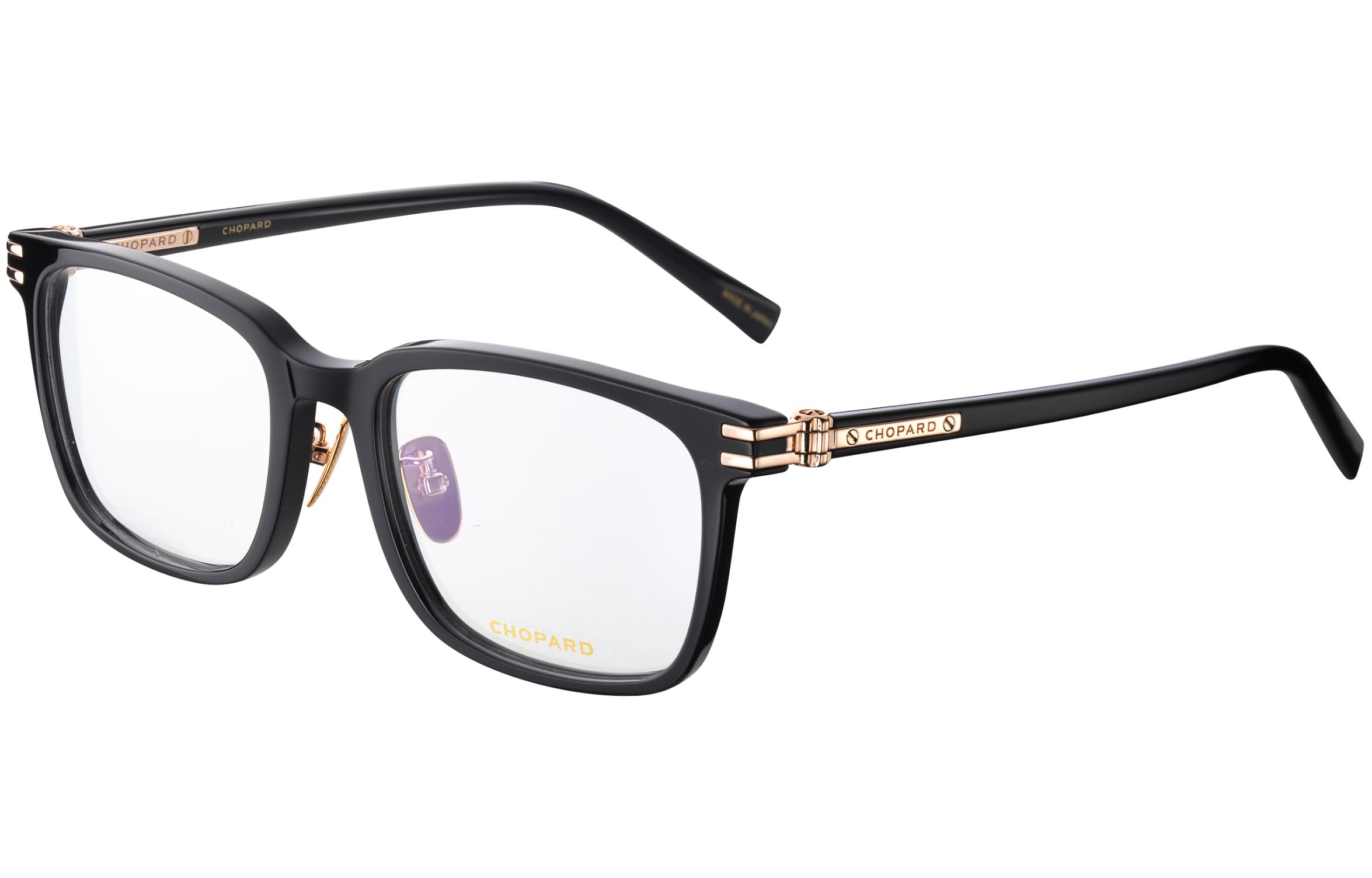 CHOPARD Snow Mountain Pride Series 24FW Series Watch Rose Compass Crown Decoration Custom Sheet Asian Fitting Classic Fashion Square Black Optical Frame Men and Women Couple Style