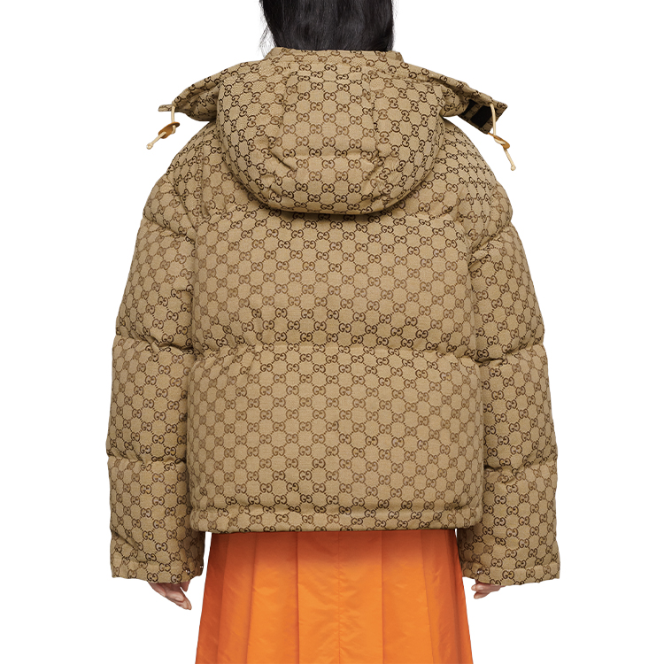 Женская куртка Gucci x /THE NORTH FACE GUCCI x THE NORTH FACE GG (коричневая) — фото 6
