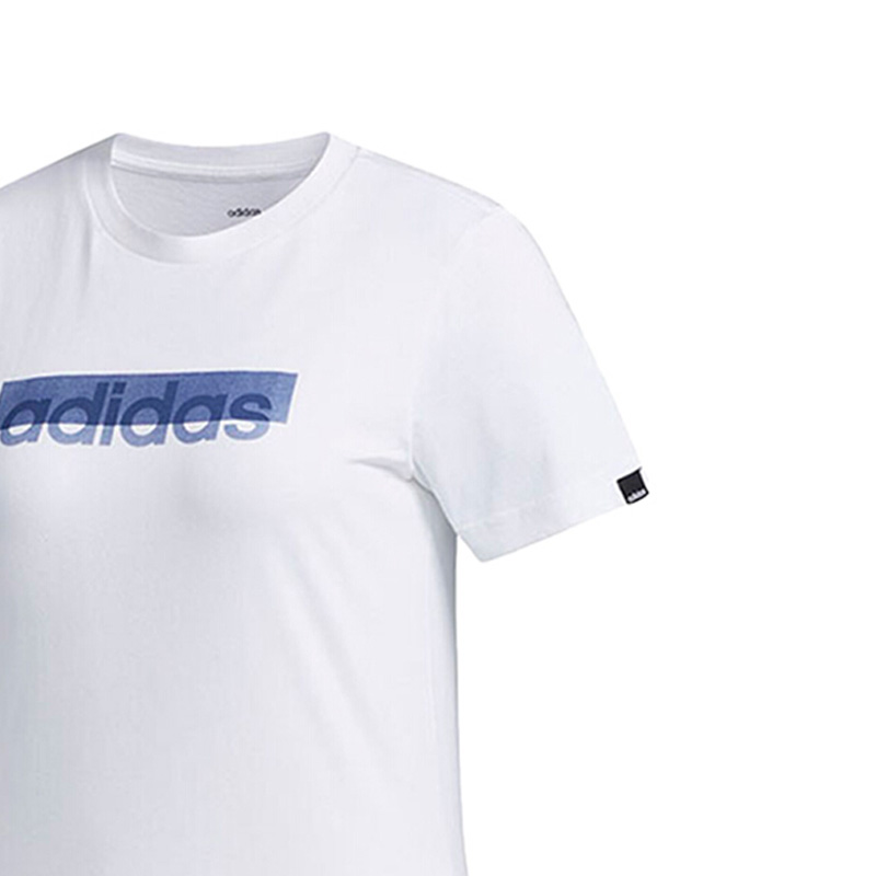 Женская футболка adidas W Boxed T (белая) — фото 6