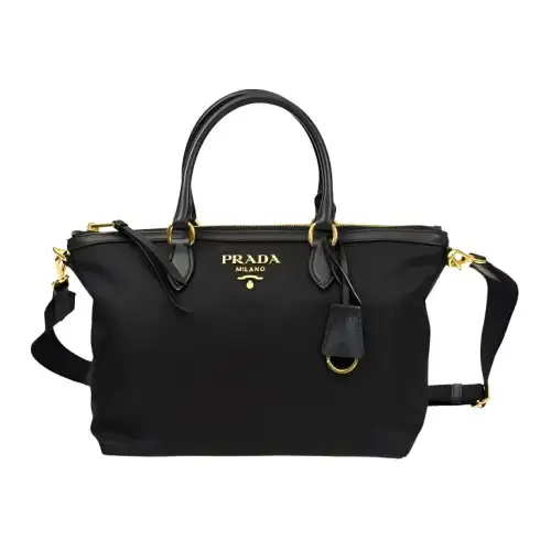 PRADA Nylon Shoulder Bag, Crossbody Bag, Handbag Women's Black