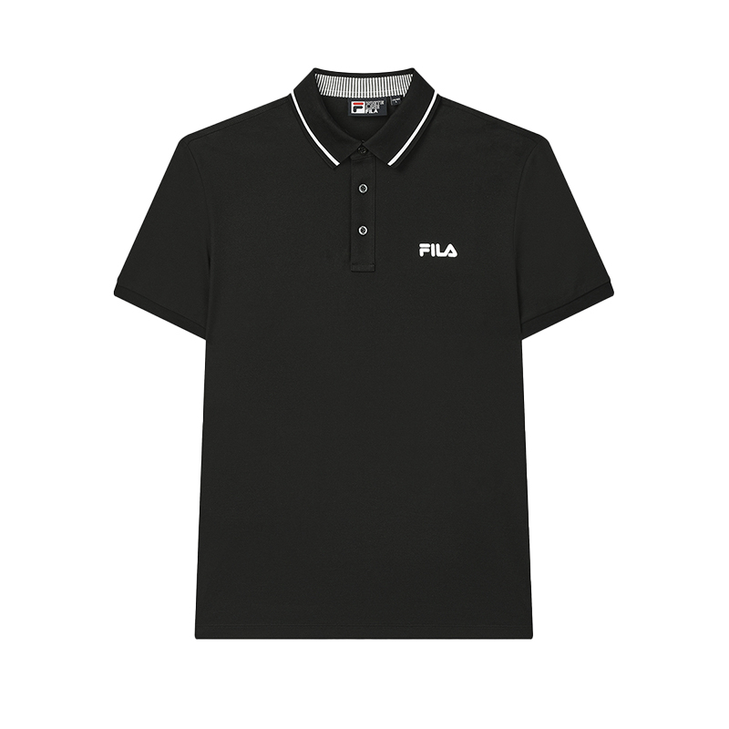 Мужская футболка Fila Polo (черная)