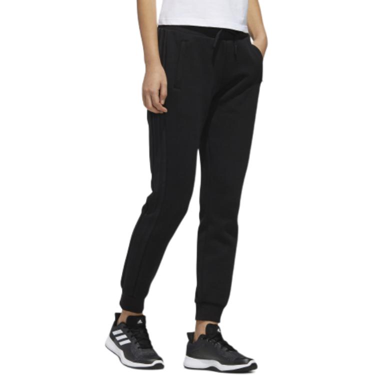 Женские штаны adidas W Mh Pt Dk 3S (черные) — фото 4