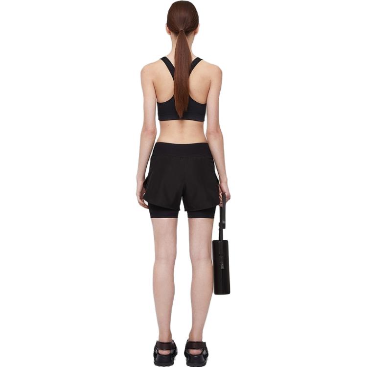 Jil Sander logo-print layered shorts