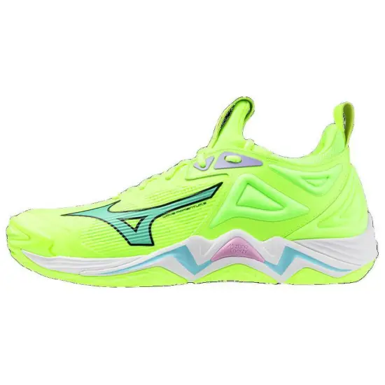 Wave Momentum Mizuno 3 'Neo Lime Splish Splash'