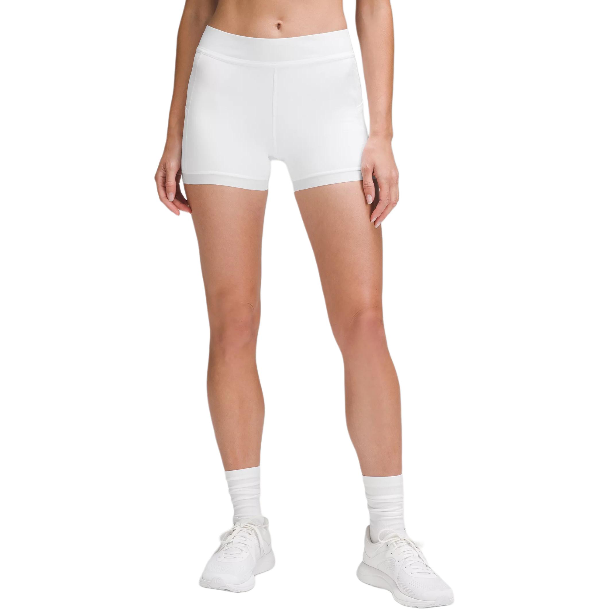 Lululemon Sports Shorts Women’s White/Wht Moderate Tight Pants