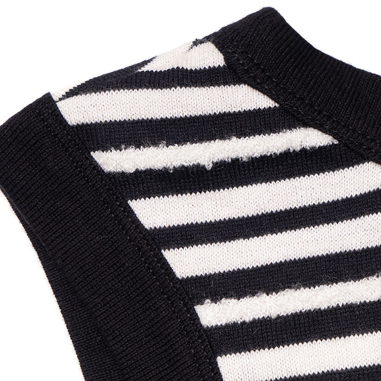 Женская майка SAINT LAURENT SS23 (черно-белая) — фото 7
