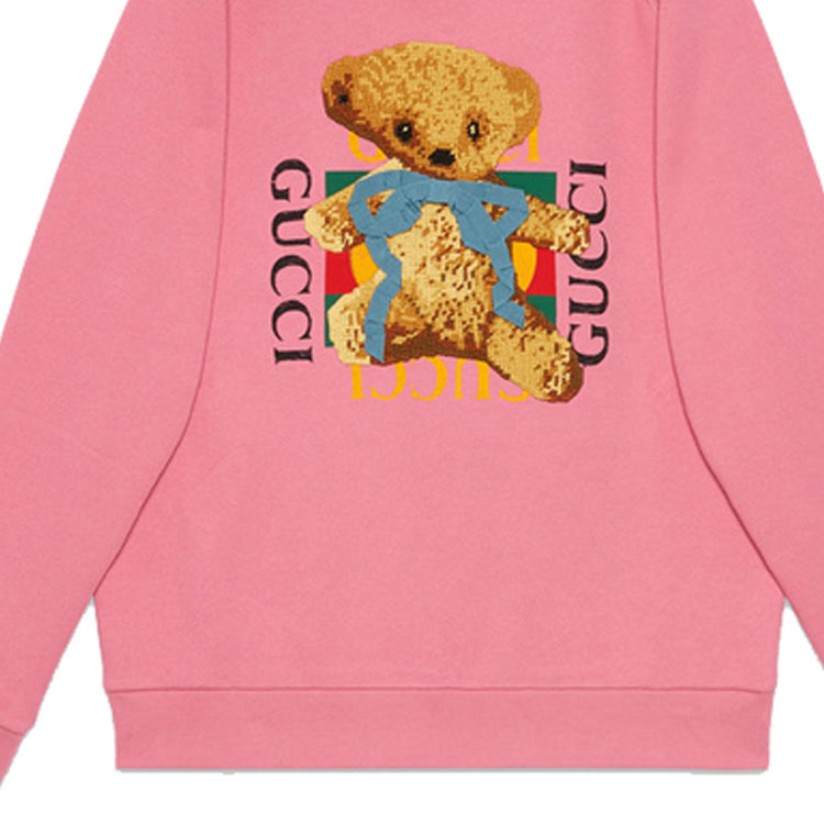 Женский свитшот Gucci (розовый) — фото 6