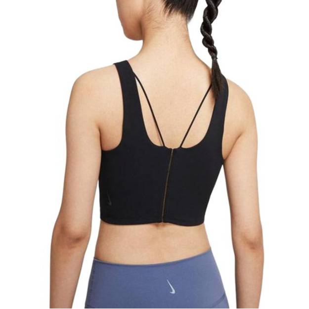 Женская футболка Nike YOGA LUXE INFINALON (черная) — фото 8