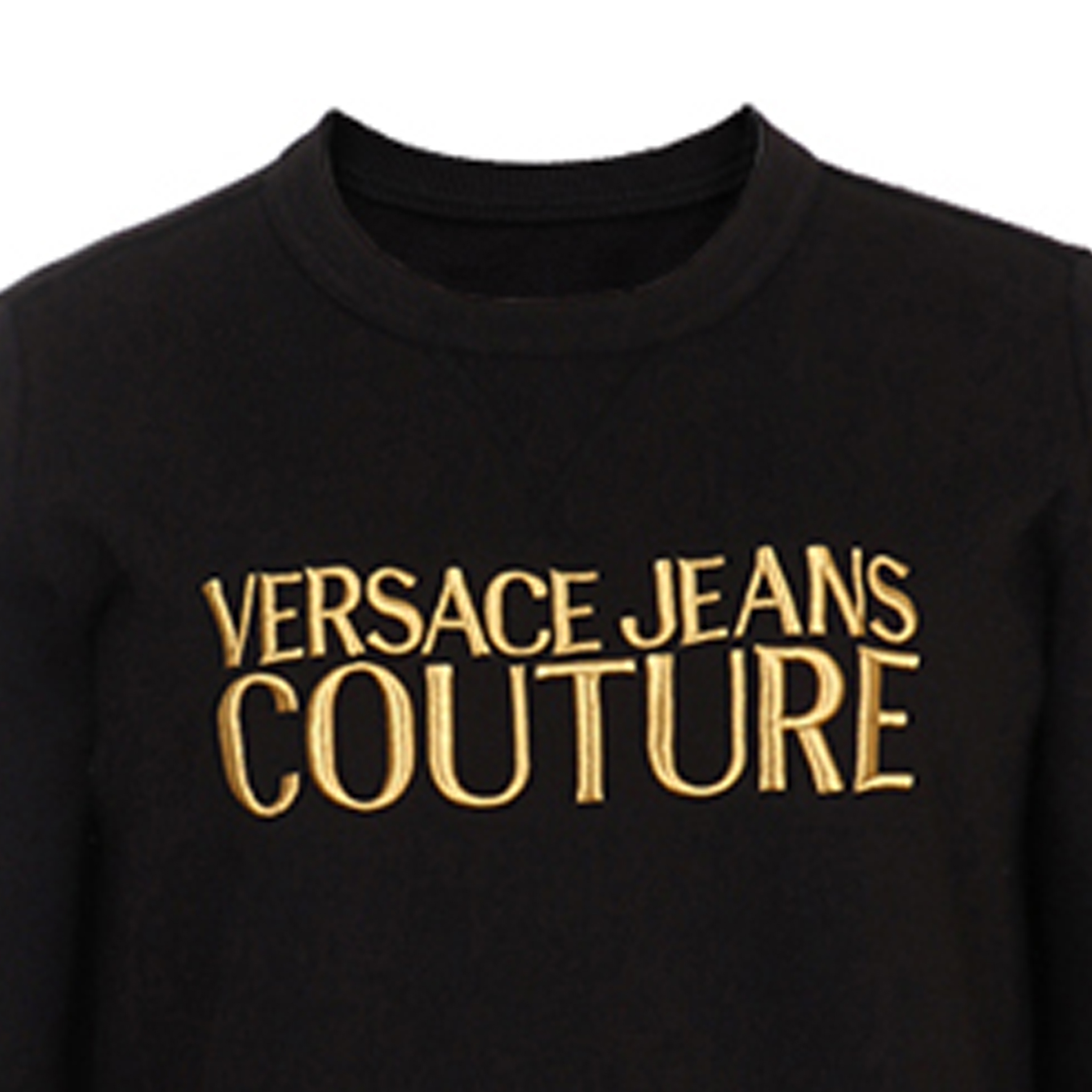Женское худи Versace JEANS COUTURE Logo (черное) — фото 7