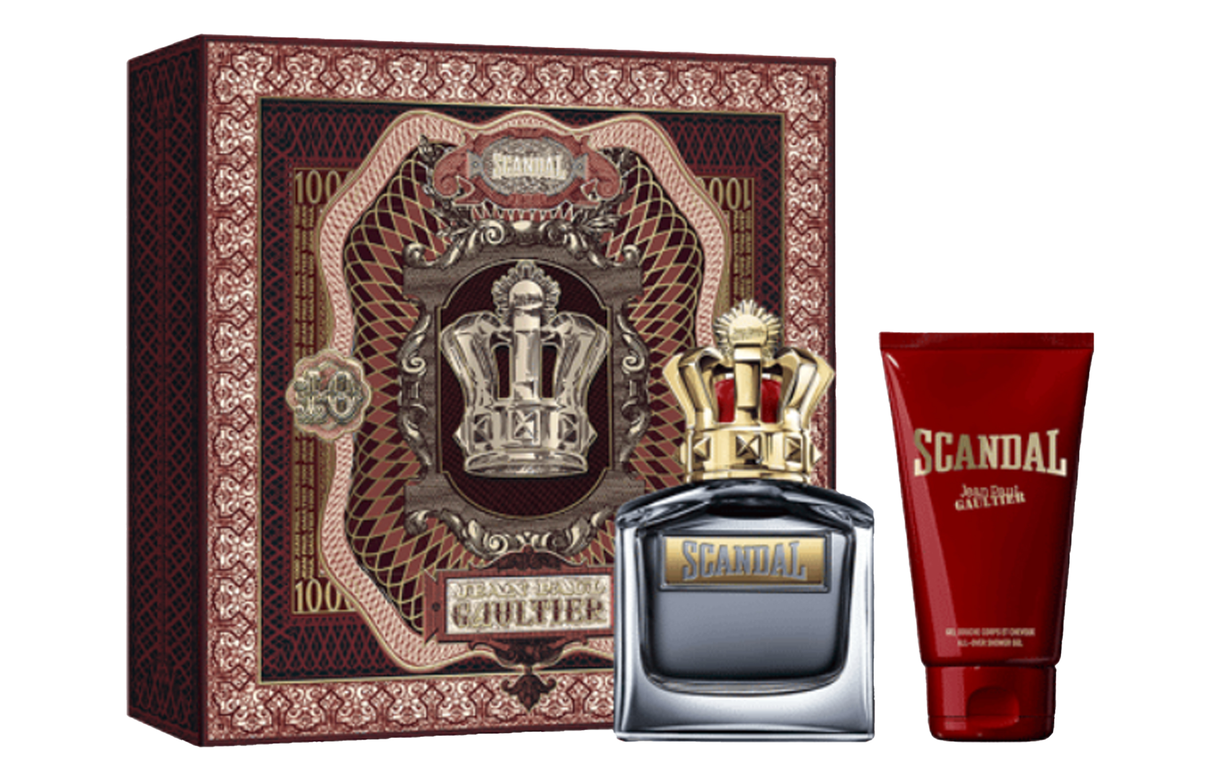 Jean Paul Gaultier SCANDAL Men's Fresh Perfume Sets Eau De Toilette 75ml+100ml