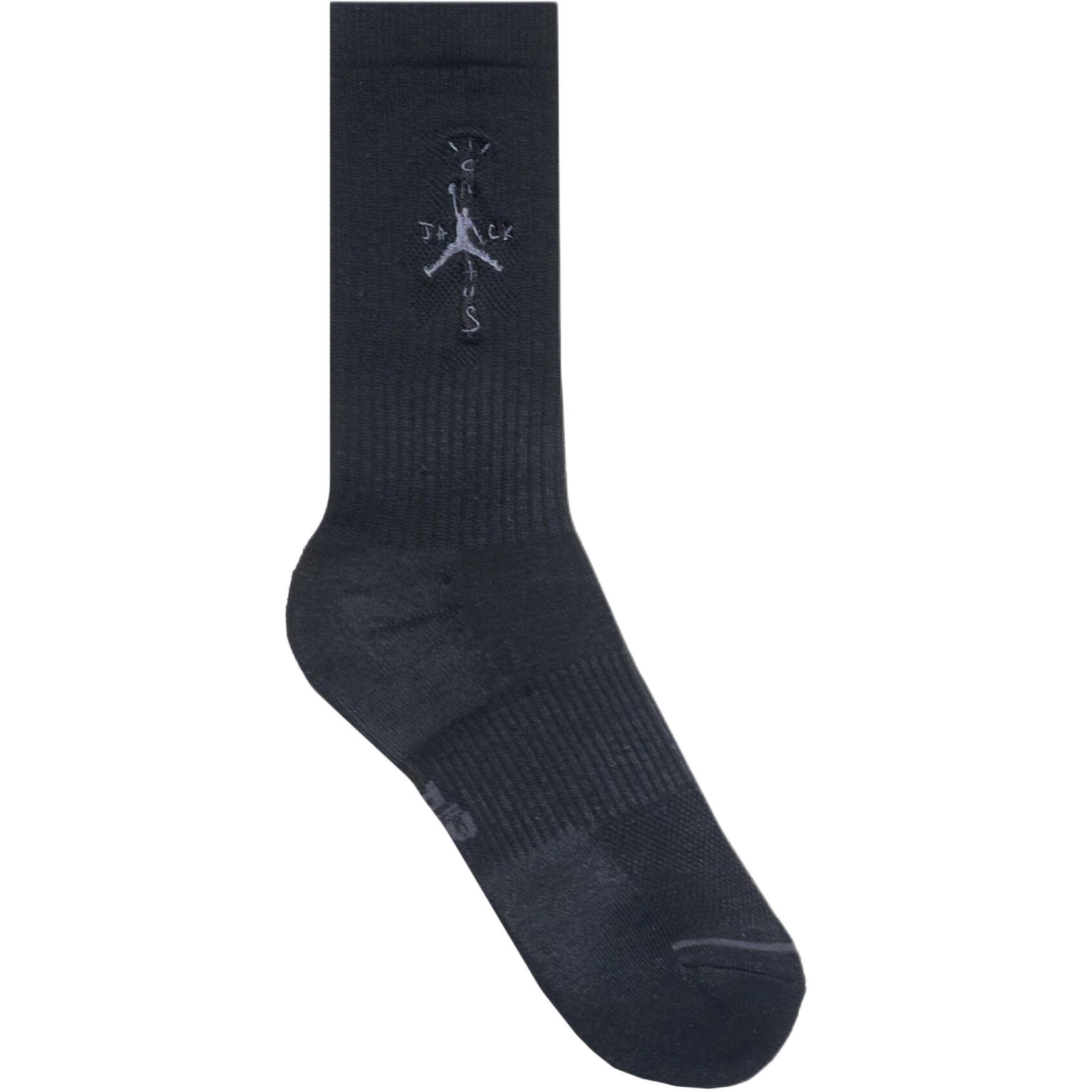 Jordan X Travis Scott Crew Sock Black