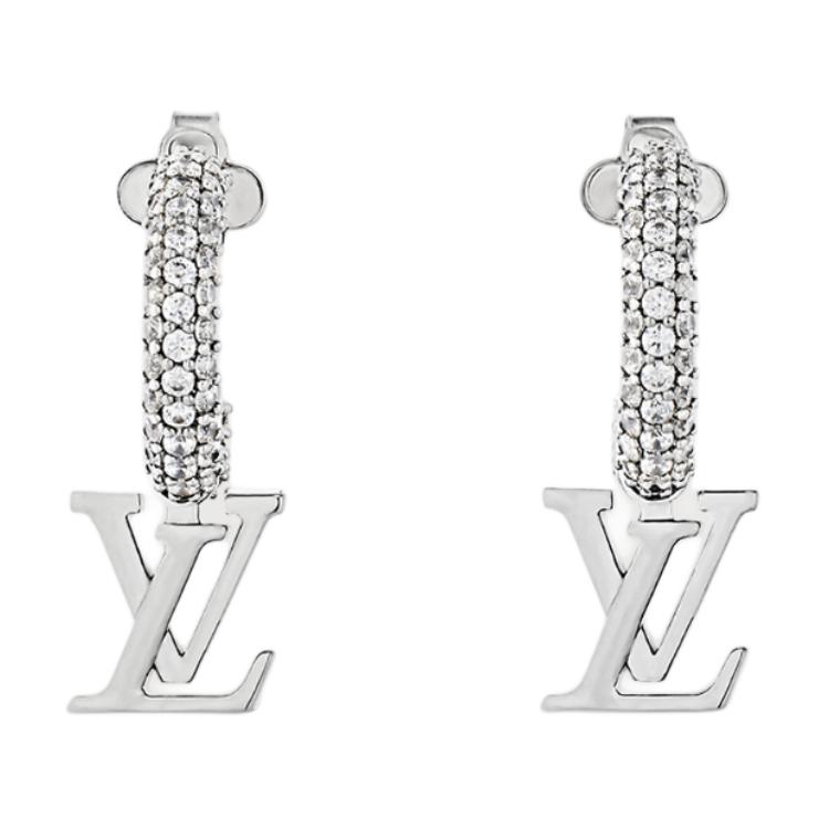 Женские серьги Louis Vuitton ICONIC (серебряные)