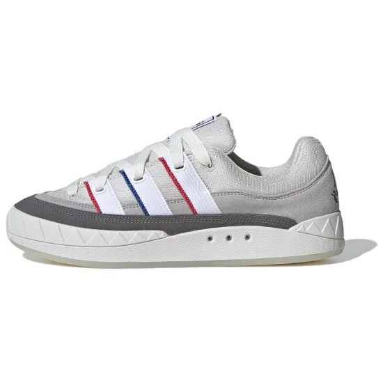 Adidas Originals Adimatic Skateboard Shoes Unisex Low-Top Light Gray/White/Collegiate Blue