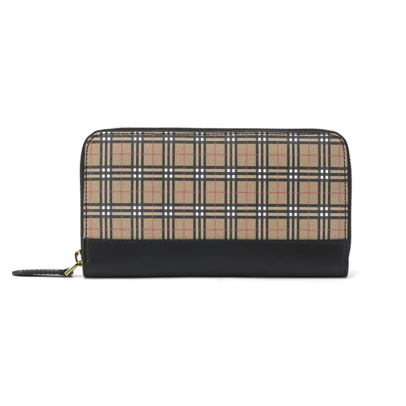 Burberry PVC Wallet Women's Classical Style Yellow