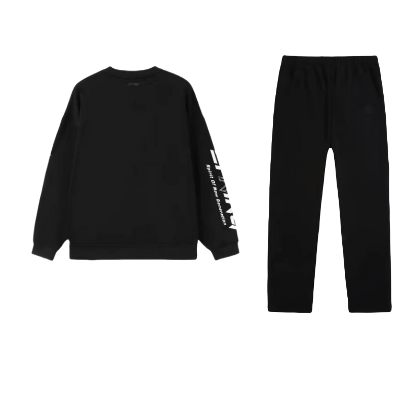 Li Ning Sports Life Collection Casual Sportswear Men’s Black