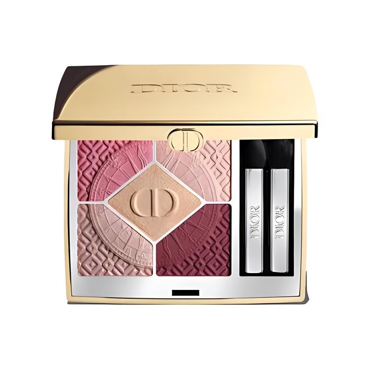 DIOR Dior 2024 Christmas limited edition stunning five-color eye shadow, silky and delicate, long-lasting and easy to color, matte and fine shimmer 7g