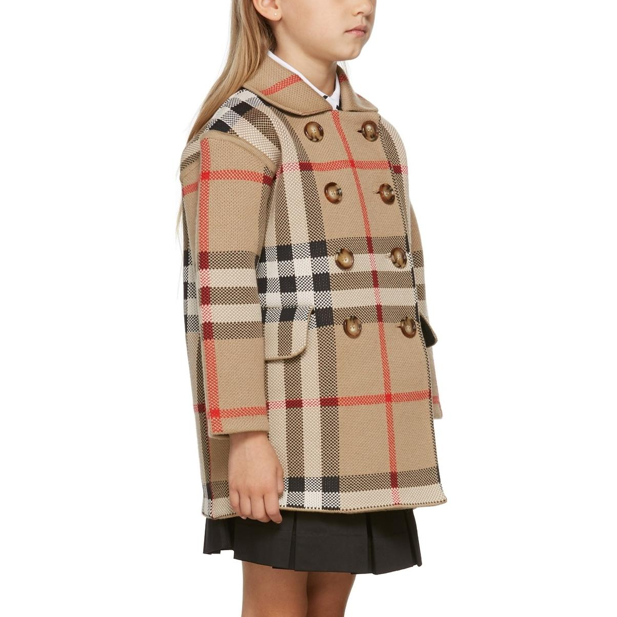 Пальто Burberry (бежевое) — фото 5