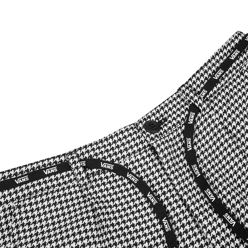 Женские штаны Vans Plaid Pants (черные) — фото 3