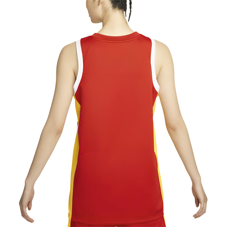 Nike China Women’s Basketball Team Olympic Collection Basketball Jersey Women’s Comet Red/Travel Yellow