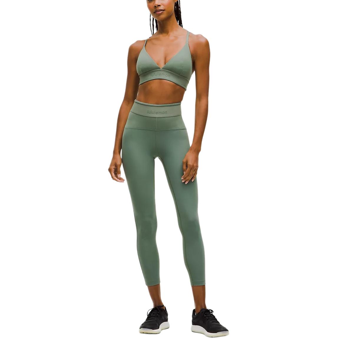 Lululemon License To Train Sports Pants 25′ Women’s Gray Eucalyptus