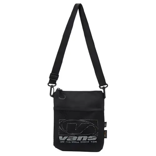 Vans Polyester Crossbody Bag, Shoulder Bag Regular Unisex Black