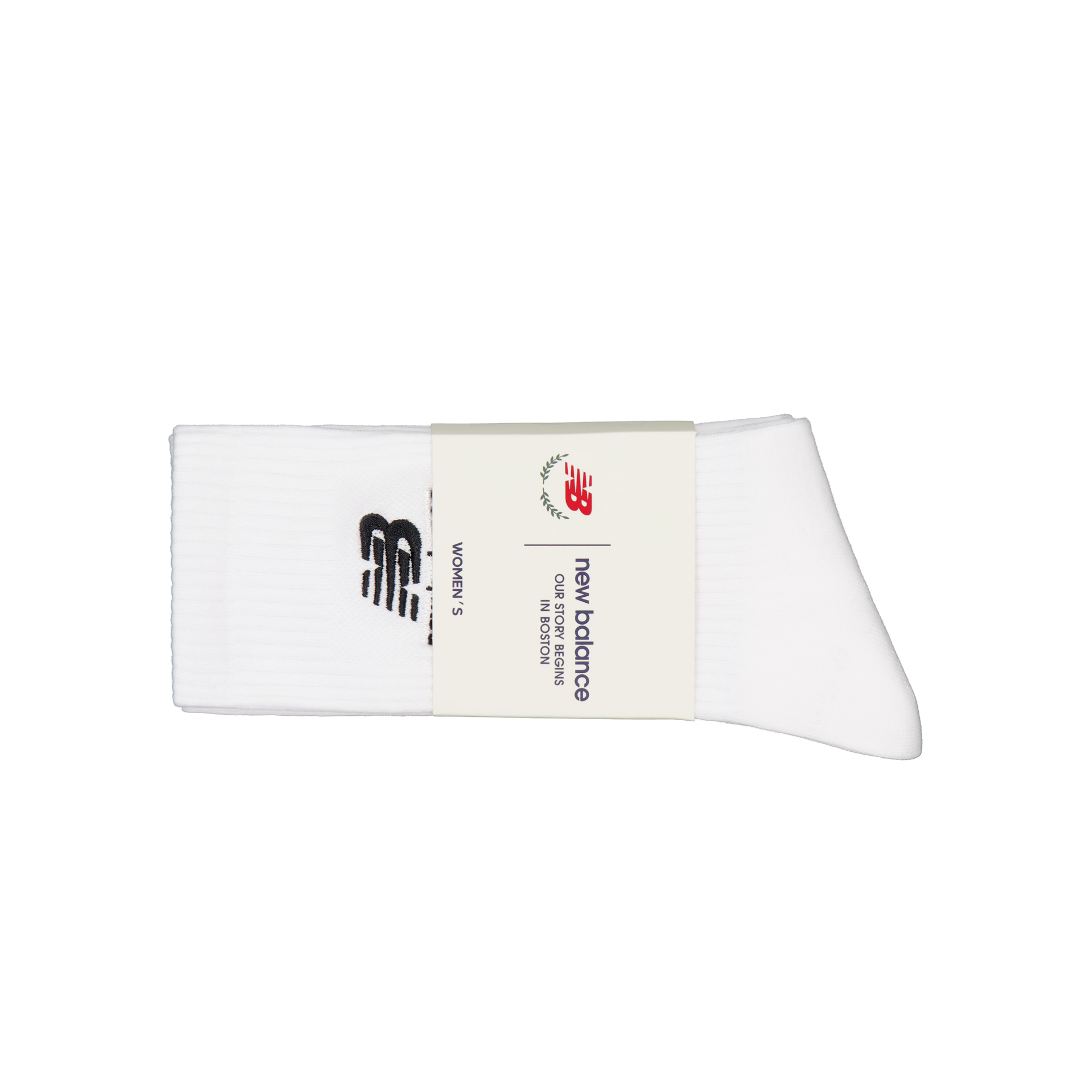 New Balance Crew Socks Unisex 1 Pack White