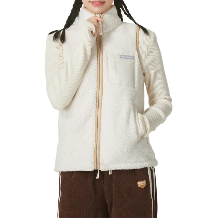 Columbia Casual Outdoor Fleece Clothing Women’s Ecru