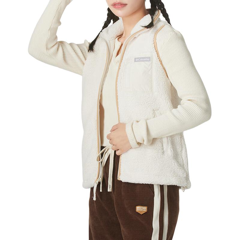 Columbia Casual Outdoor Fleece Clothing Women’s Ecru