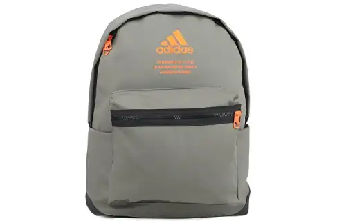 Adidas Polyester Backpack Regular Unisex Gray