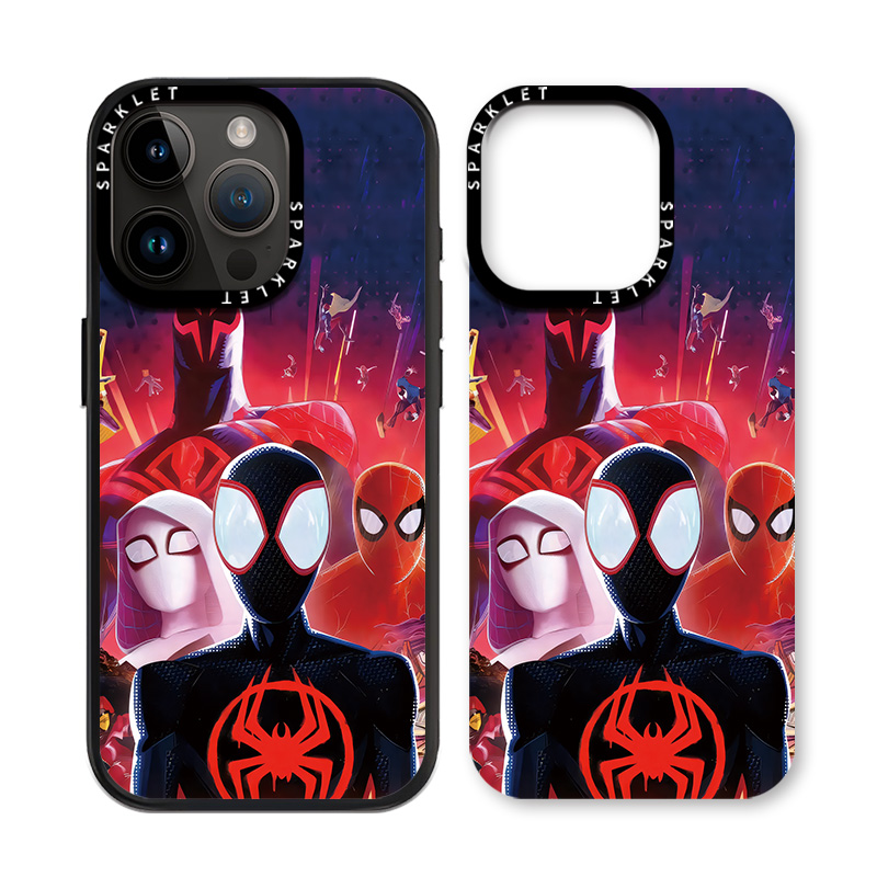 Disney Disney ABS+PC material Marvel Spider-Man Parallel Universe magnetic replacement shell advanced wireless charging mobile phone case suitable for Apple/apple 16/15/14/13 PRO/MAX cool trend