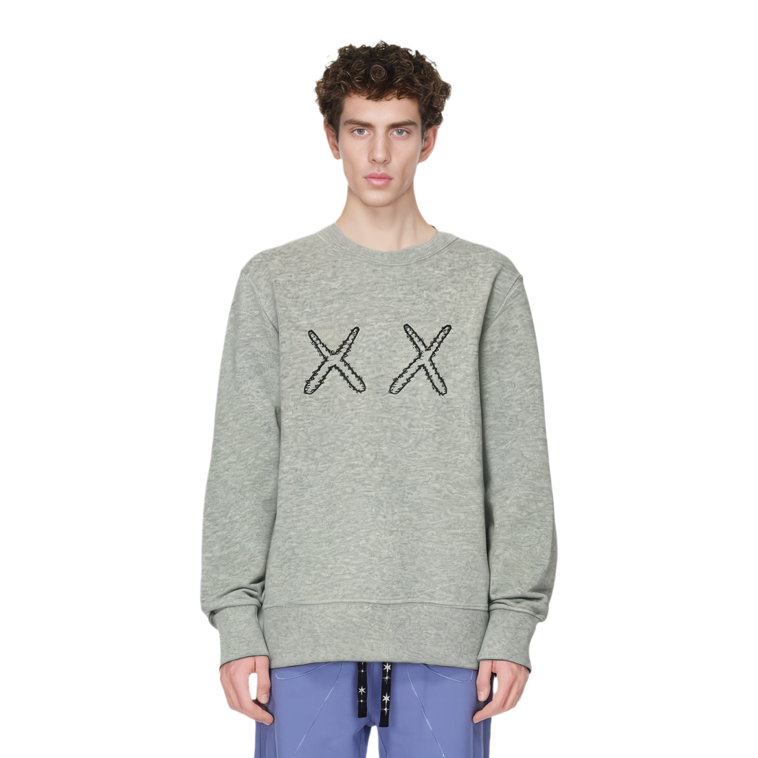 Худи UNIQLO x KAWS (серое) — фото 2