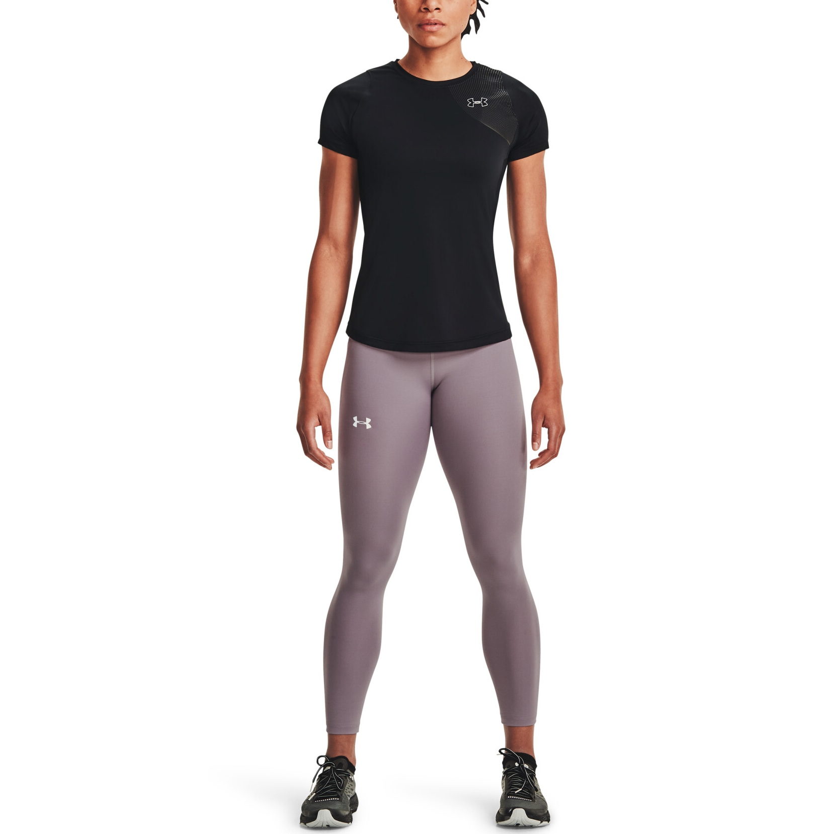 Женская футболка Under Armour (черная) — фото 4