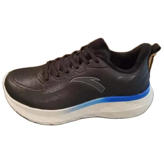 ANTA Light Cloud Running Shoes Men Low-Top Black/Castle Gray