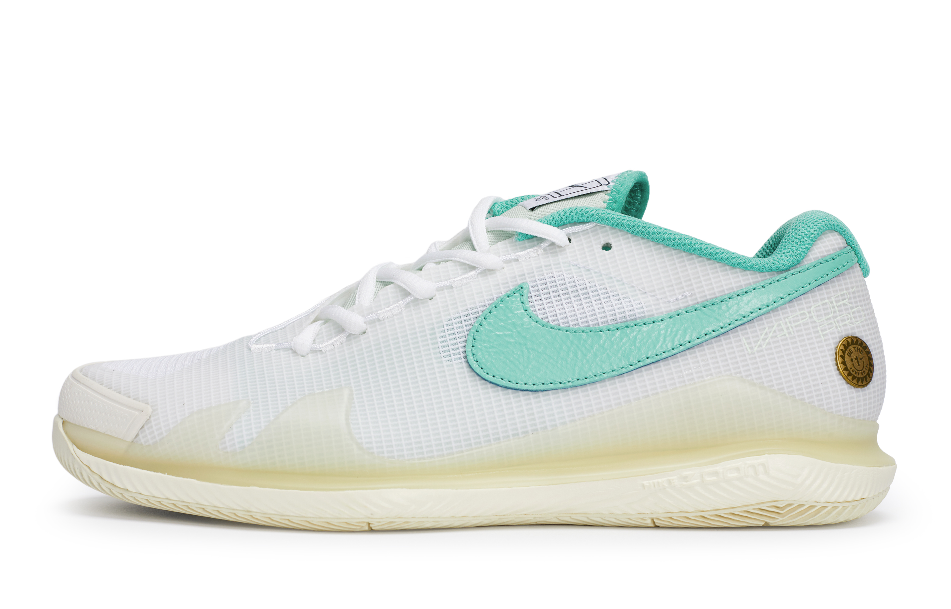 Nike Air Zoom Vapor Pro 811 Manufacturing Low top Tennis Shoes Unisex White Pink Tiffany